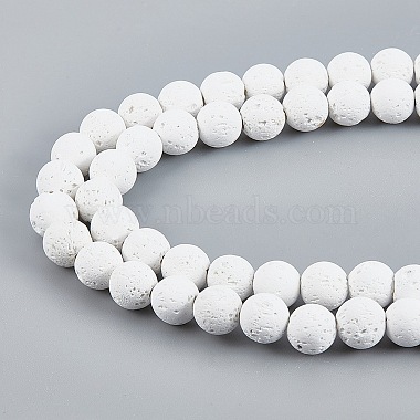 Synthetic Lava Rock Beads Strands(X-G-S247-8mm-08-1)-4