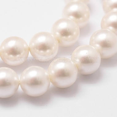Chapelets de perles en coquille(X-BSHE-L026-03-6mm)-5