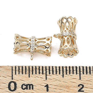 Brass with K9 Glass Pendants(KK-Z031-08KCG)-3