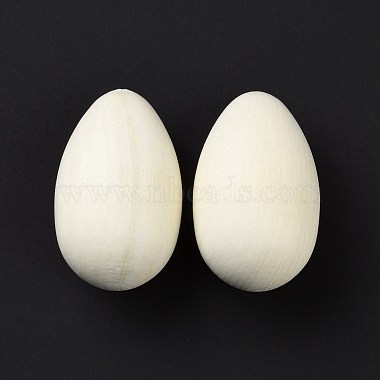 Незаконченные украшения для демонстрации яиц из дерева китайской вишни(WOOD-B004-01B)-3