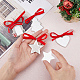 8 Sets 8 Styles Christmas Theme Sublimation Blank Alloy Pendant Decorations(DIY-FH0005-64)-3