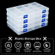 benecreat 4contenedor de almacenamiento de cuentas de plástico PP rectangular(CON-BC0002-24)-4