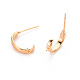 Brass Earring Findings(X-KK-T062-208G-NF)-2