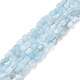 Natural Aquamarine Beads Strands(G-D0004-A02-04)-2