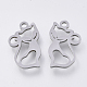 Tarnish Resistant 201 Stainless Steel Kitten Pendants(STAS-S110-048P)-1