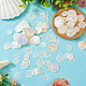 Pandahall 100Pcs 3 Styles Capiz Shell Pendants(SHEL-TA0001-07)-5