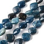 Natural Apatite Beads Strands, Rhombus, 8.5~9x9.5x4.5mm, Hole: 0.7mm, about 44pcs/strand, 15.75''(40cm)(G-Q026-D01-01)