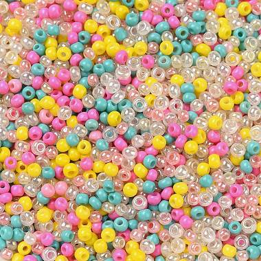 Opaque Colours Luster Glass Seed Beads(SEED-A030-09D)-2