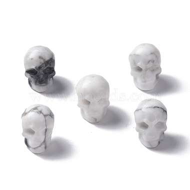 Skull Howlite Beads