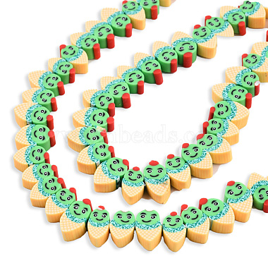 Handmade Polymer Clay Beads Strands(CLAY-N008-070-B01)-3