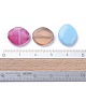 perles de verre tchèques transparentes et opaques(GLAA-O018-17)-4