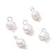 Natural Cultured Freshwater Pearl Charms(X-PALLOY-JF01099-03)-1