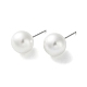 boucles d'oreilles clous en perles d'imitation(EJEW-P296-21C-P)-1