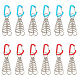 SUPERFINDINGS 12Pcs 2 Colors Aluminium Alloy Tent Rope Tensioners(FIND-FH0001-99)-1