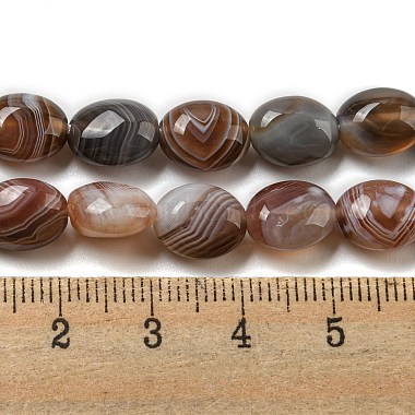 naturelles agate Botswana brins de perles(G-NH0015-C03-01)-5