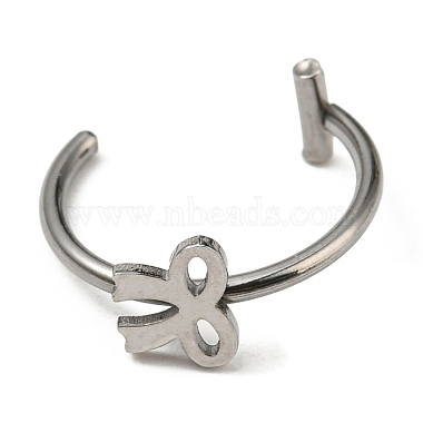 304 Stainless Steel Eyebrow Ring(AJEW-H140-03P)-2