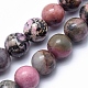 Natural Rhodonite Beads Strands(X-G-G717-10mm)-1