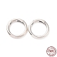 925 пружинные кольца из стерлингового серебра(STER-D036-10AS-01)-1