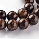Natural Bronzite Round Beads Strands(G-E330-10mm-03)-1