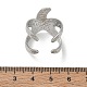 304 ステンレススチール製カフオープンリングセッティング(SA-CBA37BC-12P)-3