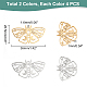 8Pcs 2 Colors 201 Stainless Steel Pendants(STAS-DC0007-01)-4