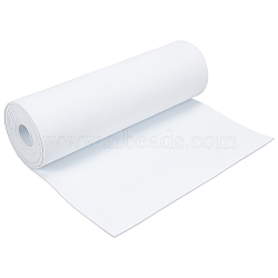 Adhesive EVA Foam Roll, For Art Supplies, Paper Scrapbooking, Cosplay, Halloween, Foamie Crafts, White, 350x3mm, about 3m/roll(AJEW-WH0348-196B)