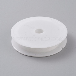 Plastic Spools, Wheel, White, 7x1.4cm, Hole: 1.1cm, center shaft: 5.2cm(TOOL-XCP0002-05)
