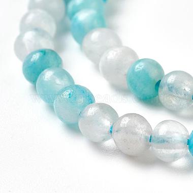 Natural Gemstone Hemimorphite Round Beads Strands(G-L145-4mm-01)-2