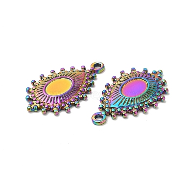 304 Stainless Steel Pendant Cabochon Settings(STAS-H214-18RC)-2