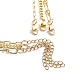 3Pcs 3 Style Brass Initial Letter L 304 Stainless Steel Pendant Necklaces Set(NJEW-JN04010)-6