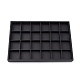 Stackable Wood Display Trays Covered By Black Leatherette(PCT107)-3