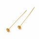 Brass Flower Head Pins(X-KK-A178-09G)-2