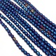Electroplate Non-magnetic Synthetic Hematite Beads Strands(G-J169C-3mm-03)-1