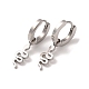 Non-Tarnish 3 Pairs 3 Styles 304 Stainless Steel Hoop Dangle Earrings for Women(EJEW-K279-09B-P)-2