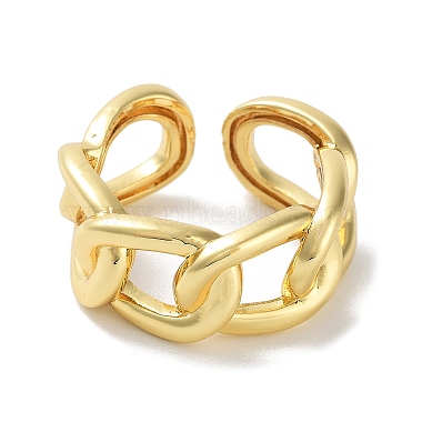 anillos abiertos de latón para mujer(RJEW-E292-19G)-2