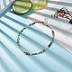 Natural Pearl & Millefiori & Seed Glass Beaded Necklace for Women(NJEW-JN04160)-2