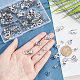 150Pcs 5 Style 304 Stainless Steel Ball Chain Connectors(STAS-NB0001-73)-3