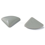 Opaque Acrylic Cabochons, Triangle, Dark Gray, 19.5x28x5mm, about 354pcs/500g(MACR-S373-144-A05)