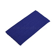 Ribbing Pattern Polyester Oversleeves, Air Blower Terminals Oversleeves, Medium Blue, 151x84x3.3mm(FIND-WH0003-95E)