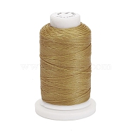 Waxed Polyester Cord, Flat, Goldenrod, 1mm, about 76.55 yards(70m)/roll(YC-E011-A-49)
