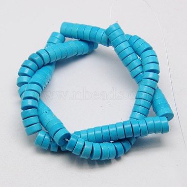 Synthetic Turquoise Beads Strands(X-TURQ-G110-6x3mm-06)-2