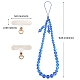 Round Synthetic Moonstone Beaded Mobile Straps(HJEW-SW00042-03)-2