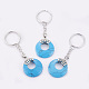 Synthetic Turquoise Keychain(KEYC-P041-D02)-1
