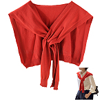 Polypropylene Sweater Shawl Wraps for Women, Knitted Shawls, FireBrick, 900x440x1.5mm(AJEW-WH20080-27C)