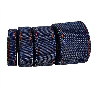 Marine Blue Cloth Ribbon
