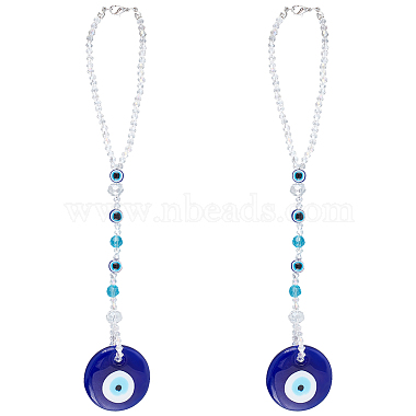 Blue Evil Eye Resin Pendant Decorations