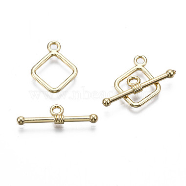 Alloy Toggle Clasps(PALLOY-T075-82G-NR)-2