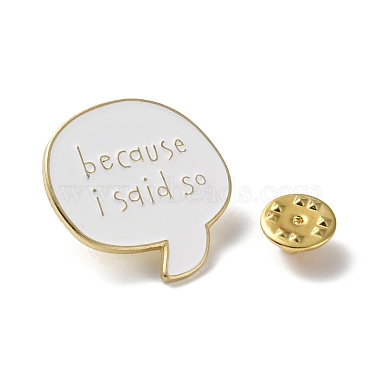 Word Because I Said So Enamel Pins(JEWB-D022-02F-G)-3