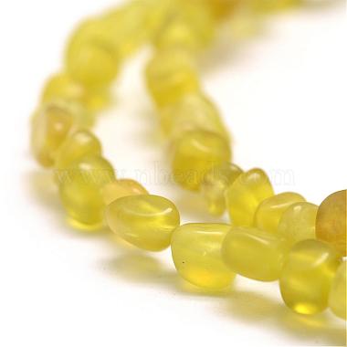 Natural Korea Olive Jade Beads Strands(G-F465-39)-2