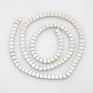 Electroplate Non-magnetic Synthetic Hematite Beads Strands(G-J252-04)-2